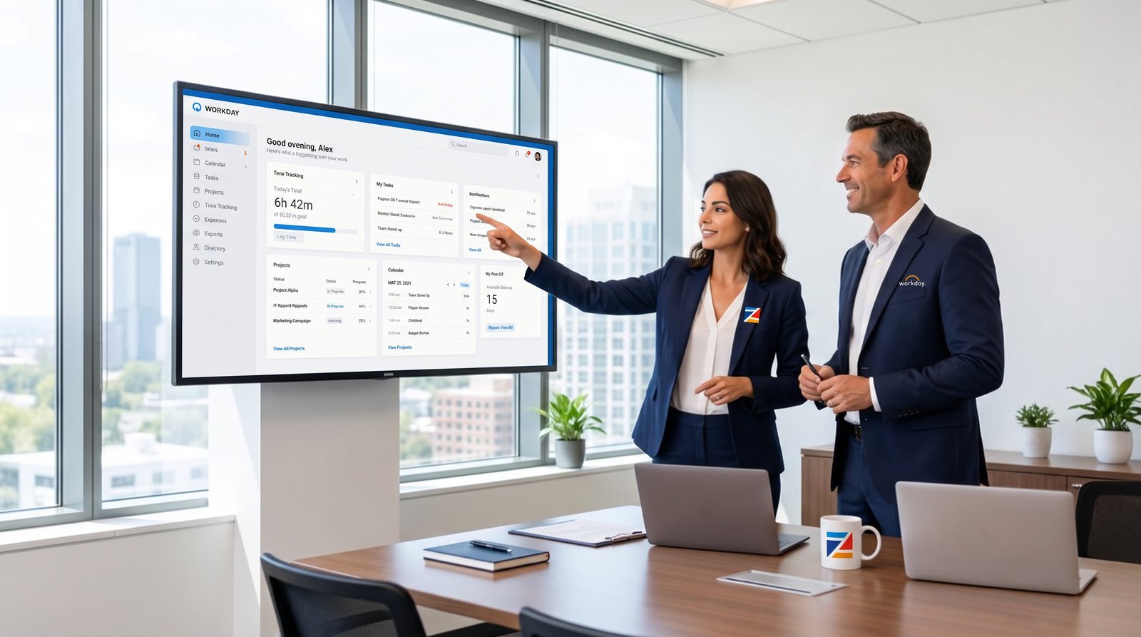Enterprise leaders reviewing an AI enablement model